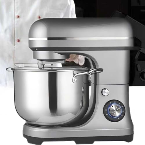 10L Commercial Food Mixer with Dough Hook, 2000W Stainless Steel Stand Mixer, Pizza Bakery Multifunction Blender, 8 Gear Electric Dough Mixer For Schools,Bakeries,Restaurants,Pizzerias