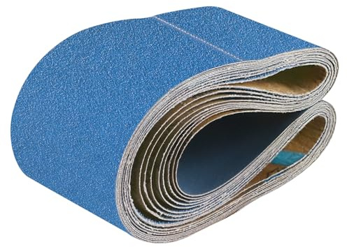 UMXIUO Slipremsor 100 x 915 mm, 8 st slipband korn 40/60/80/120 för bandslipmaskin för metall, trä