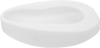 Beatifufu Portable Bedside Potty Container 13.18X10.03X3.14In Reusable Urinal for Elderly Men Women Pregnant Patients Leak-Resistant Bed Pan for Home Care