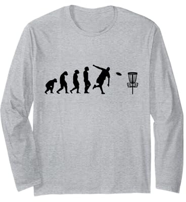 Disc-Golf-Player Disc-Golfing Game Evolution Disc-Golf Maglia a Manica