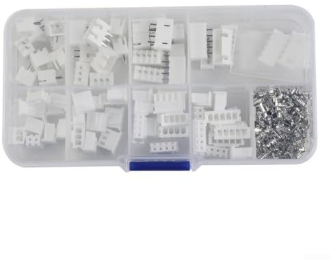 230PCS for jst XH2.54mm Connector Assortment Male Female Shell Crimp Pins for 2 3 4 5 Pin RC for 3D Printer Wiring Kit