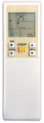 wellclima Telecomando di ricambio per Daikin serie ARC452A sostituisce ed è compatibile con ARC452A8 ARC452A9 ARC452A10 ARC452A11 ARC542A12 ARC452A13 ARC452A14 KTDJ001