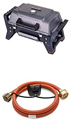Char-Broil X200 Grill2Go - Tragbarer Gasgrill + 140 531 Adaperkit