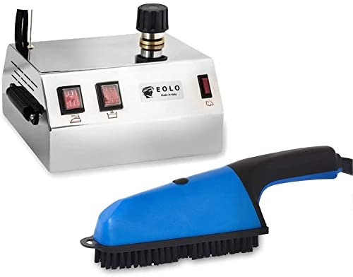 EOLO Centrale Vapeur GVS2 DUAL V5 Professionnelle Brosse à Vapeur Fer à Repasser Para-Vapeur Défroisseur Chaudière 2 l en Cuivre à Economie d’Energie Anticalcaire 5 Ans de Garantie A++