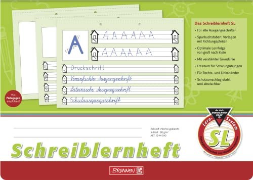 Brunnen Schreiblernheft (20, Lineatur SL)