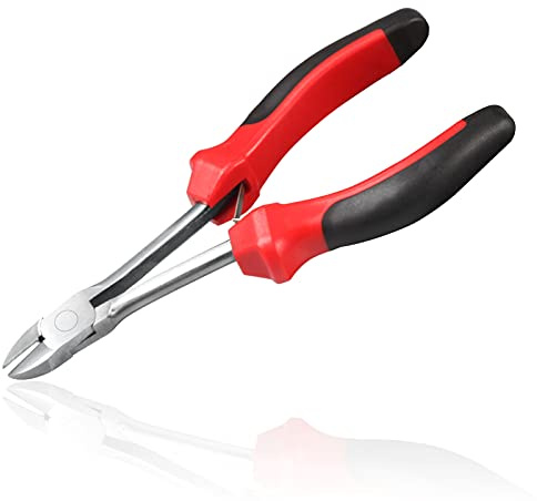 LEONTOOL 15,2 cm Seitenschneider Mini Lange Reichweite Drahtschneider Schmuckherstellung Werkzeug Reißverschluss Schneidezange Seitenschneider Seitenschneider Zange für Basteln Elektriker und