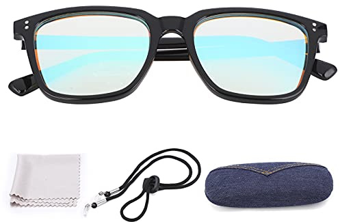 Gafas Correctivas para Daltónicos Uv400 Impermeables - Montura Completa para la Debilidad del Color Verde Rojo, para Ciegos de Color, Hombres y Mujeres, Interior y Exterior