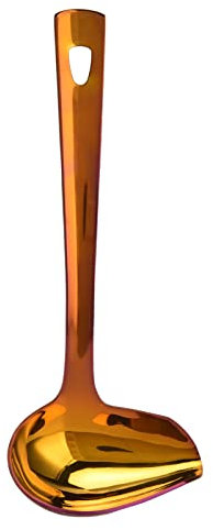 Louche à sauce, cuillère verseuse en acier inoxydable Louche à sauce épaissie Cuillère à sauce rouge avec bec verseur pour vinaigrettes et sauces