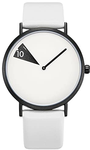rorios Mode Damenuhren Analog Quarz Uhr mit Lederband Ultradünne Wasserdicht Uhr Minimalist Armbanduhr für Damen