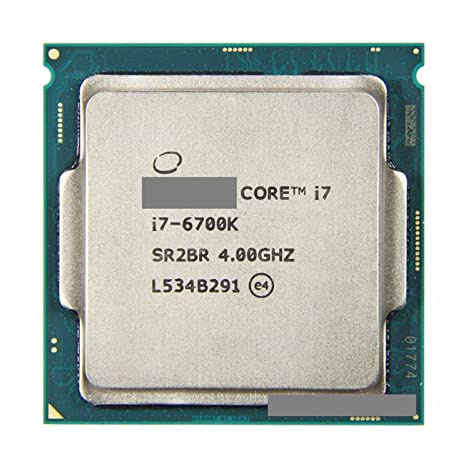SLOEFY Composants informatiques Core Quad-Core I7-6700K I7 6700K I7 Processeur LGA 1151 4.40GHz 6M Tingkat 8M Ram DDR3L-1333, DDR3L-1600 DDR4 GPU HD530 Haute qualité