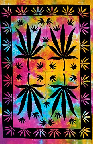 ICC Weed Tapisserie Marihuana Wandbehang Blatt Poster Cannabis Hippie Dekor Topf Flagge Wohnheim Collage Color Me Trippy Bohemian Art Psychedelic Kleine Hippie Rasta Ganja Ganja Günstige Wandteppiche