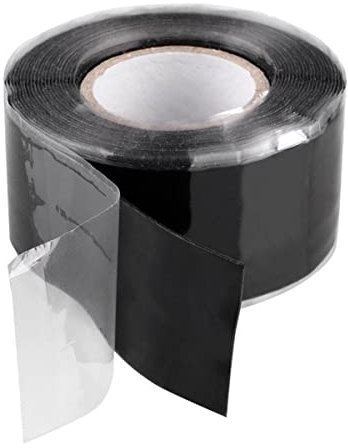 Cozylkx Cinta De Sellado Para Reparación De Mangueras a Prueba De Agua, Cinta Aislante De Sellado Multiusos, Cinta De Caucho De Silicona, 1,5m x 25 mm x 0,3 mm