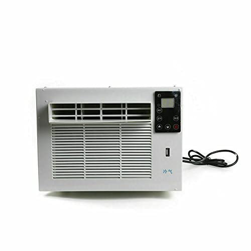 PUDLOR Mini Mobile Klimaanlage Kühler, 1000-750W 17-35°C Kompakt Einbau Klimagerät Fensterklimagerät 16,34 x 11,14 x 8,07 Zoll Tragbare Klimaanlage weiß