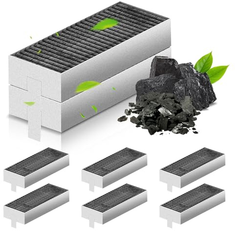 8 Stück Aktivkohlefilter für Bosch HEZ9VRUD0 17004811 / Siemens HZ9VRCR0 / Neff Z821VR0 / Gaggenau CA282111 / Constructa CZ9VRCR0 Filter Dunstabzugshaube Umluftfilter