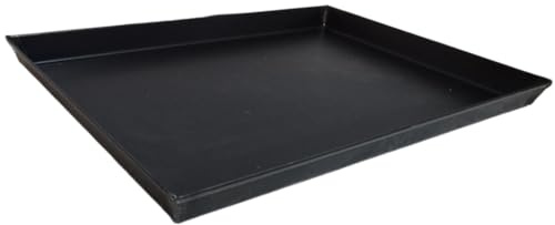 Teglia Forno Professionale Lamiera Blu rettangolare 40x30 cm pirofila per pizze tortiera pan di spagna pasticceria casa cucina hotel ristorante Resistente fino a 250°C Pareti Svasate e Bordo Arrotonda