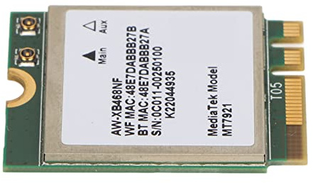 Generic Tarjeta WiFi, Tarjeta de Red M.2 Tarjeta de Red WiFi Network Card 2.5GB Tarjeta de Red Dual Band Tarjeta de Red