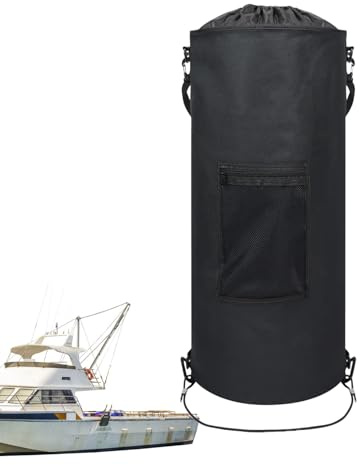 Bolsa de Basura para Contenedor Plegable Impermeable con Cuerda De Cierre | Accesorios De Almacenamiento De Para Camping En Camión, Viajes Largos Por Carretera, Navegación Y Exteriores