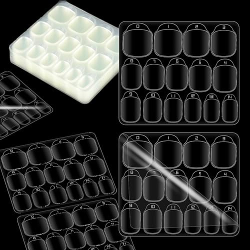 Nagel Klebepads 900 Stück, Klebetabs für Nägel, Nagelklebetabs für Press On, Nagelkleber Pads, Doppelseitige transparente Jelly-Kleber Klebefingernagel-Aufkleber für Maniküre Zuhause
