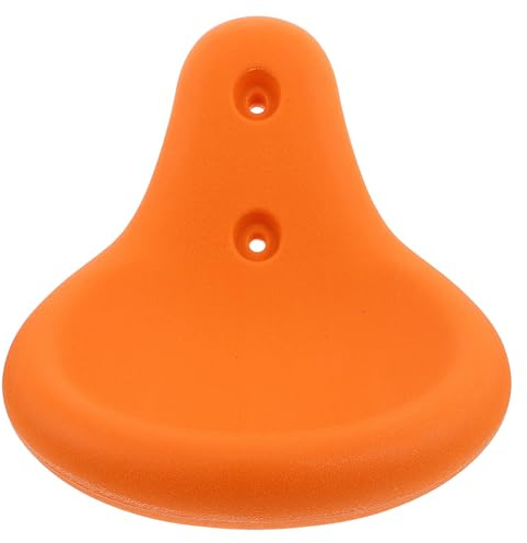ifundom Siège Balançoire en Plastique Orange pour Garçon et Filles Petite Balançoire Extérieure Résistante aux Intempéries Planche d'Accessoires de Jardin Remplacement Rapide et Sécurisé