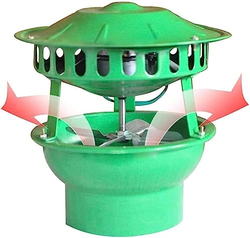 Générique Aspirateur de fumée pour cheminée, Ventilateur d'extraction de cheminée, Ventilateur à déclenchement de fumée, inducteur de Conduit de cheminée, Ventilateur d'extraction d'air pour