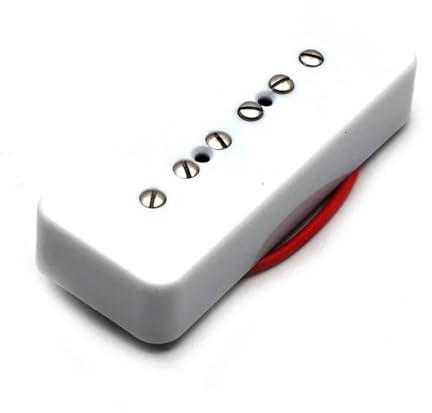 P90 Gitarren Single Coil Tonabnehmer In Mehreren Farben Erhältlich Offener Humbucker(Neck White)