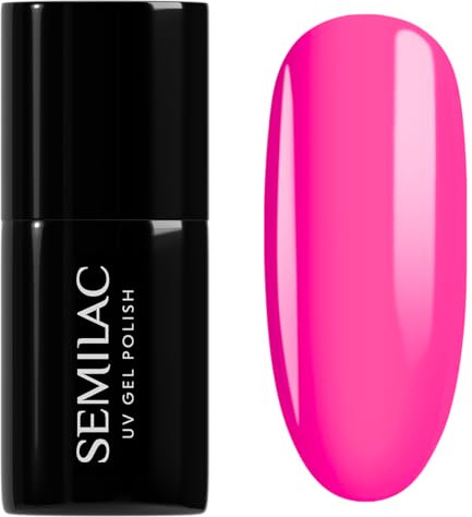 Semilac UV Nagellack 979 Pinka Colada 7 ml – Tropisches Candy-Pink, sommerlicher Cocktail-Vibe – Mood Boost Colors Kollektion