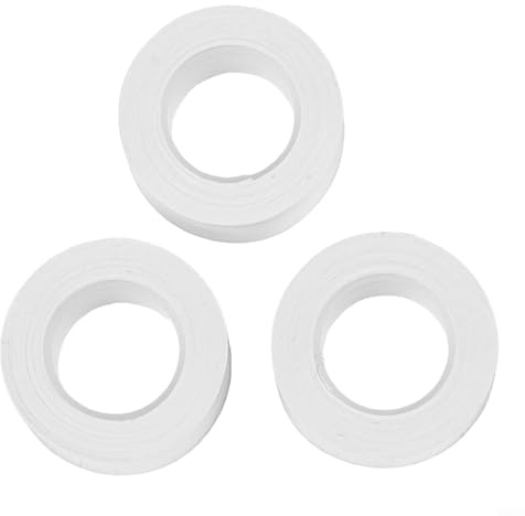 Pack of 3 Label Printer Roll 16 mm Width 4 m Length Compatible with Makeid L1 - Robust Vinyl Labeling Device Tape Self-Adhesive for Price Tags Date Electric Labelling DIY