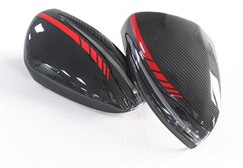CaCsP Carbon Spiegel Spiegelkappen Mirror Replacements Rückspiegel Außenspiegel Spiegelblenden kompatibel mit Mercedes Benz W205 X253 W205 W222 C217 A205 C205 A217 W213 C213 A213