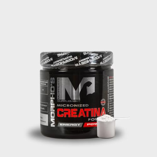 MORPHO'S CREATINA Monoidrato 200 Mesh -200gr - Integratore Alimentare per Palestra, Sport, Fitness e Pre Workout - A base di Creatine Monoidrato - made in Italy