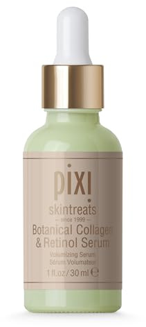 Pixi Beauty Botanical Collagen & Retinol Serum | Face Serum with Acacia Collagen, Retinol and Vitamins to Firm, Smooth & Hydrate Skin | 1 fl oz/ 30ml