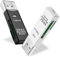 Lector de tarjetas Micro SD, lector de tarjetas 2 en 1, lector de tarjetas de memoria SD/TF, para SDXC, SDHC, Micro SDXC, Micro SD, Micro SDHC y UHS-I