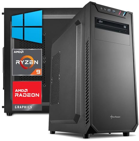 PC Computer AMD Ryzen 9 7900 12 Core - Ram 32 GB DDR5 - SSD M.2 1 TB - HD 2 TB - Wi-Fi - Windows 10/11 Pro