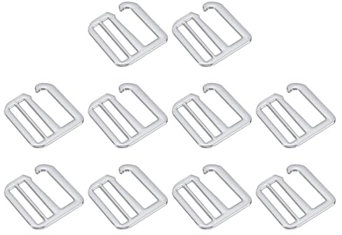 QUARKZMAN 10Pcs 32mm/1.26 Hebillas de Gancho en G de Metal Plateado