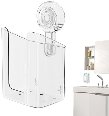 Aufquwk Dispensador de toallitas montado en la Pared, Soporte para toallitas para Montaje en Pared de baño | Dispensador de toallitas húmedas Desechables con Ventosa montado en la Pared - Soporte