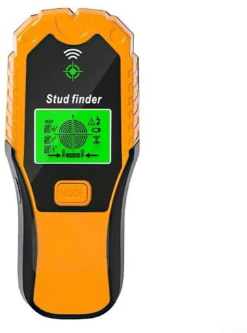 Rivelatore multifunzione da parete, per individuare facilmente metalli, fili dietro le pareti, strumento portatile per la ricerca di tubi dietro pareti e pavimenti (giallo)