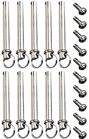 IMIKEYA 10 Set di Accessori per Chiodi per Ventilatori Pieghevoli - Chiodi E Dado per Ventola Manuale con Albero da 28mm - Kit di Fissaggio di Riparazione per Ventilatori Manuali, Facile da Usare