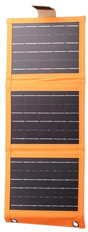 Chargeur de téléphone à panneau solaire, appareil de charge USB pliable, 16,5 x 5,31 cm, compact et portable, chargeur solaire pour smartphones, tablettes, camping en plein air, randonnée, noir et