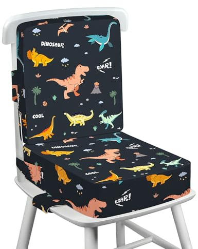 Sitzerhöhung Stuhl Kind für Den Tisch, 36x32x10 cm (Dinosaurier)