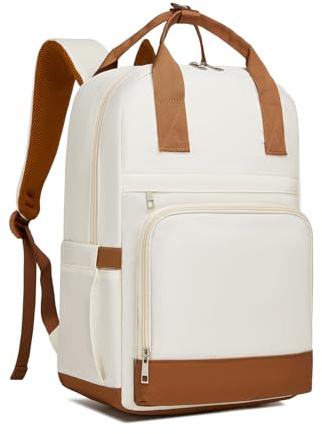 Kono Laptop Backpack Womens School Bags for Girls Lightweight Rucksack | 15.6 Padded Laptop Compartment, Water Resistant, Luggage Strap, Ideal for School College Work Daily Commuting & Travel, Gift