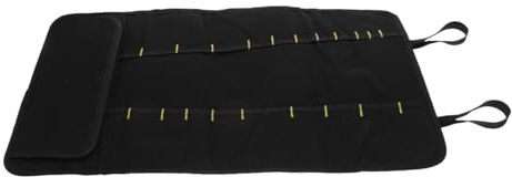 SUPVOX Sacoche Couteaux Cuisine Portable avec Compartiments Multiples Étui de Rangement Rouleau avec Poignée Malette de Rangement Camping pour Couteaux Chef Grand Capacité Durable Vert
