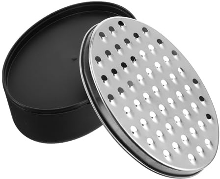 Homoyoyo Rallador de Queso y Cortador de Verduras Multifuncional Plástico y Acero Inoxidable Gran Rallador Plateado y Caja Oval Negra Práctico para Zanahorias Pepinos y Cocina Diaria