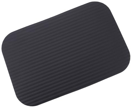 Housoutil Dicke Garten Kniematte Nbr Kniekissen 29x19x1,5cm Schwarz für Gartenarbeit Handwerker Knieschutz Komfortstütze