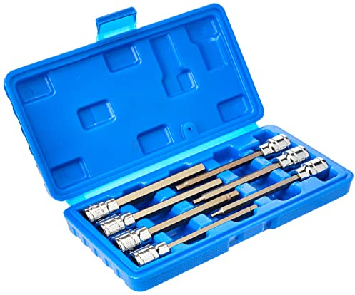 US PRO Extra Long Hex Bit Socket Set 3/8 Dr Allen Keys H3 4 5 6 7 8 10mm 1399
