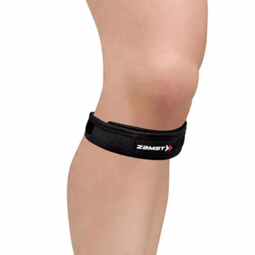 Zamst JK Band Banda Deportiva para Rótula - Rodillera con Presión para Aliviar el Dolor de Tendones, para Deportes Ligeros, Correr, Senderismo, Tenis, Atletismo - S