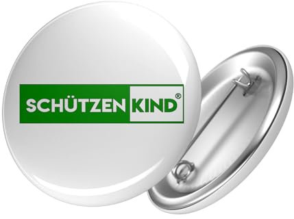 Hellweg Druckerei Button Schützenkind Modern Ansteckbutton 25mm für echte Schützen Geschenk Idee für Freunde und Familie