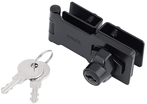 YIDELAI-Serratura dell'armadio, doppia serratura della porta, serratura della mobilia in lega di zinco, serratura del cassetto, serratura dell'armadio espositivo, con due chiavi.