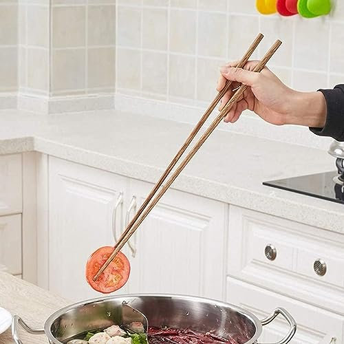 bacchette giapponesi lavabili bacchette Bacchette Riutilizzabili, Bacchette Da Cucina 39/32 Cm, 1 Paio Di Bacchette Extra Lunghe Per Noodle Stir-Fry Hot Pot(Color:,Size:39cm)