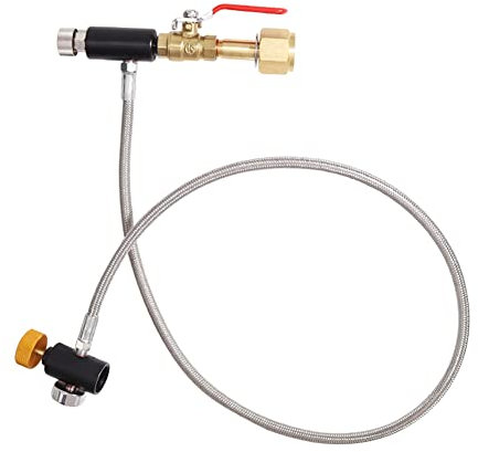 Koanhinn W21.8-14 CO2 Cylinder Refill Adapter Hose, CO2 Refill Station Connection Kit for Filling Soda Maker for Soda Tank