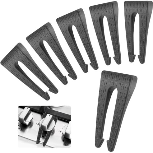 6 Stück Herdknopf Kindersicherung Herd Drehknöpfe Herdschutz Baby Sicherung Herdknöpfe Herdschutzqitter, ohne Knopf Demontage ()