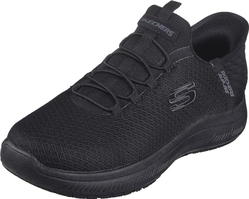 Skechers Uomo Summits SR Colsin Slip-in ALLENATRICE | Lavoro, Slip-in, Antiscivolo, Pericolo elettrico, Memory Foam raffreddato ad aria